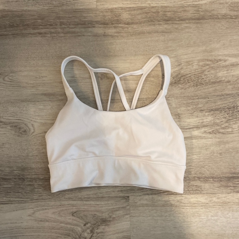 White Sports Bra S